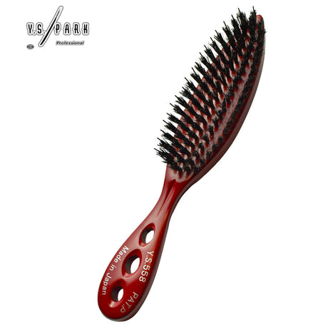 Brosse Y.S.PARK YS-558 rouge – idéale pour le brossage naturel et les finitions