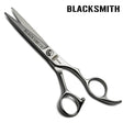 ciseaux droits blacksmith pas chers avec anneaux ergonomiques offset équipé d'une lame puissante pour du couper glisser