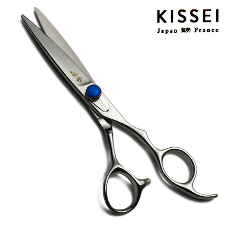 ciseaux de coiffure pour coiffeur professionnel avec des lames puissantes pour du couper glisser et de l'effilage et anneaux ergonomiques 