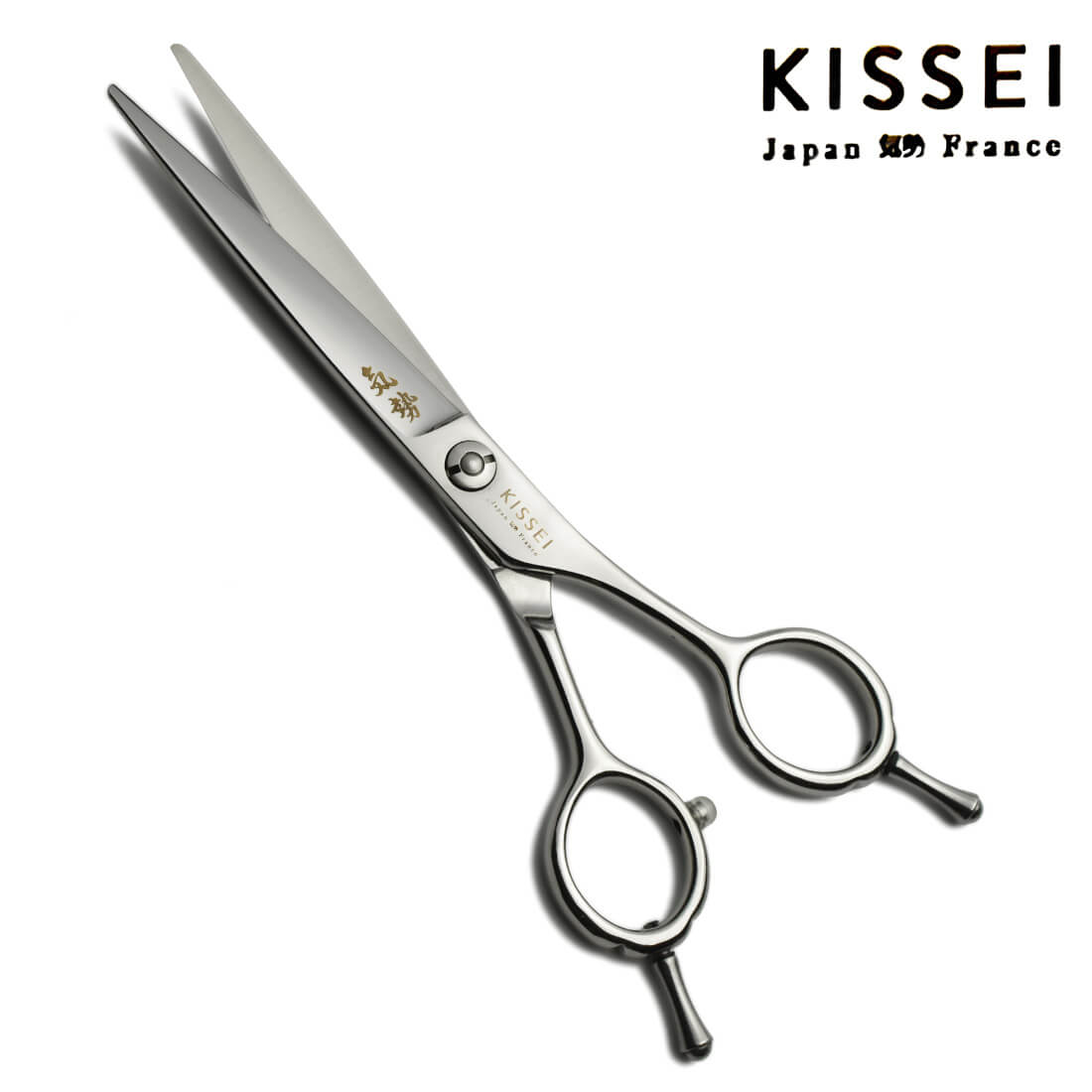 Ciseaux de coiffure pas chers KISSEI avec lame fine, pour coiffeur professionnel