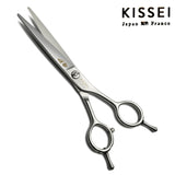 Ciseaux de coiffure pas chers KISSEI avec lame fine, pour coiffeur professionnel