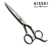 Ciseaux de coiffure haut de gamme KISSEI – polyvalents pour coupe, effilage, piquetage et glisser