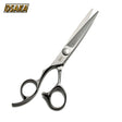 ciseaux osaka gauchers kagami avec lame épaisse pour le couper glisser et l'effilage des cheveux. Le manche est ergonomique et permet une prise en main naturelle. 