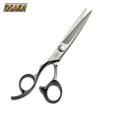 ciseaux osaka gauchers kagami avec lame épaisse pour le couper glisser et l'effilage des cheveux. Le manche est ergonomique et permet une prise en main naturelle. 