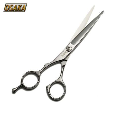 ciseaux osaka gauchers nyl avec lame fine et pointue en acier cobalt ATS314. La lame permet tout type de travaux de précision et de coupe sur tout type de cheveux. 