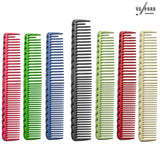 peignes de coupe yspark 338 démêloirs aux couleurs rouge, vert, vert menthe, rose, blanc, noir. 