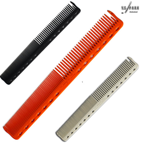 ensemble de peignes de coupe professionnel yspark japonais hs339 orange, blanc et noir. 