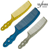 Ensemble de peignes de coupe homme yspark h278 jaune, bleu et blanc
