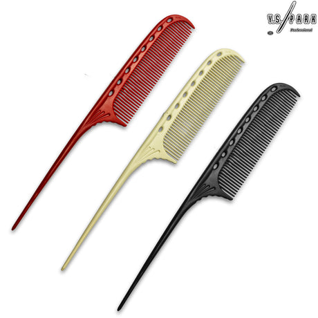 ensemble de peigne à queue yspark 105  mini avec tige plastique