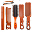pack de peignes yspark en orange avec vaporisateur spray mini yspark et une paire de sépare mèche également en orange