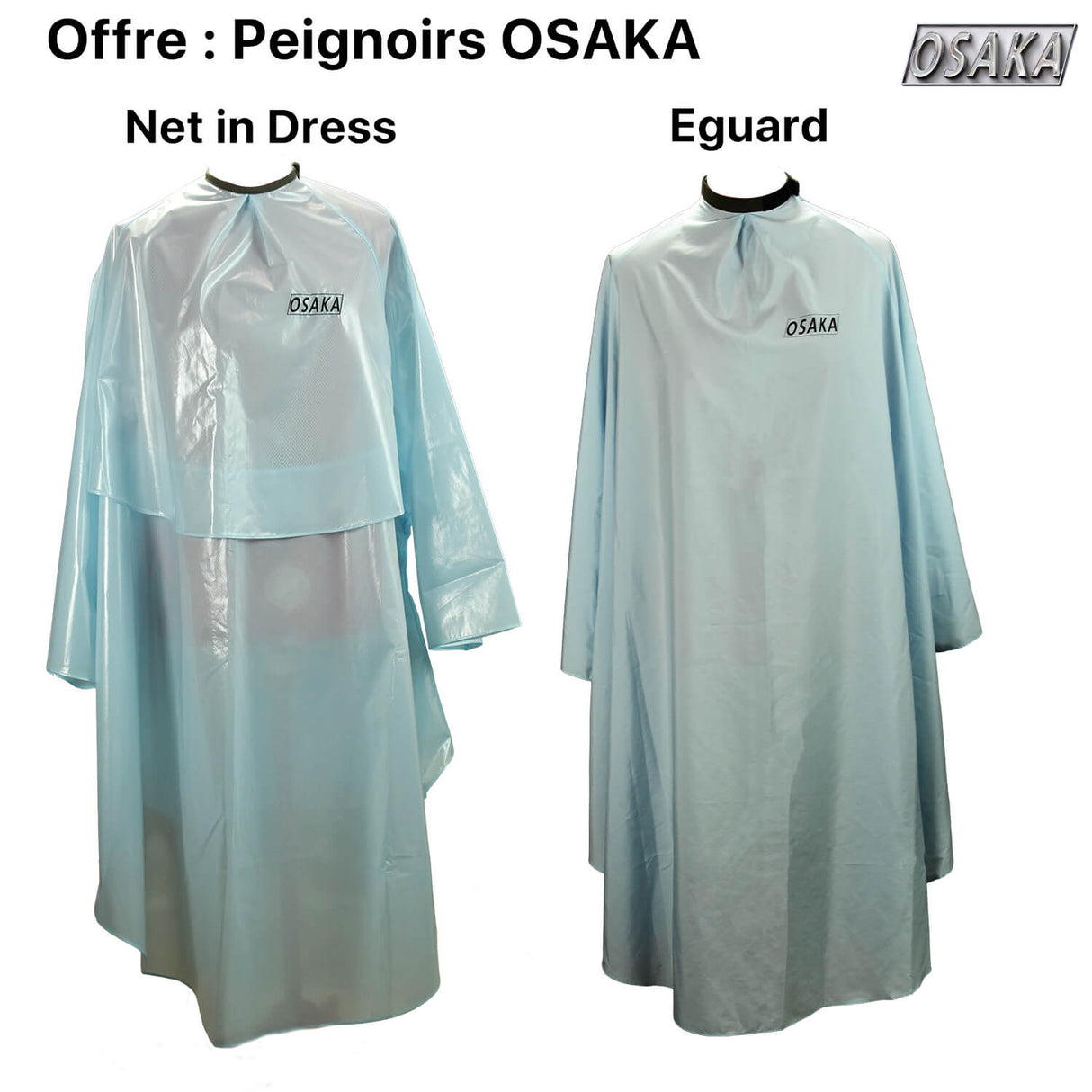 Peignoir de coupe OSAKA E-Guard – Déperlant, soyeux