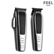 pack de 2 tondeuses feel japan, une tondeuse de coupe sur la gauche et une tondeuse de finition sur la droite