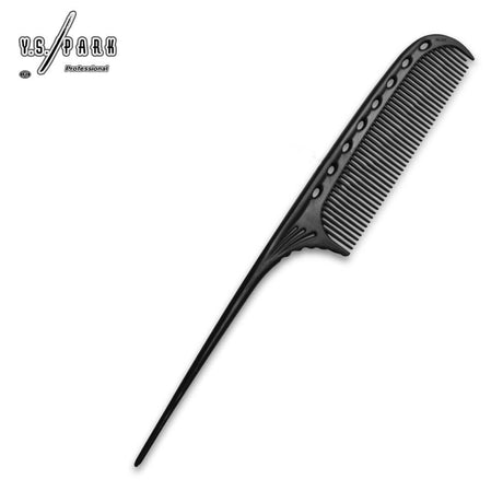 Peigne professionnel queue Y.S.PARK 105 noir – précision et légèreté pour coiffeurs