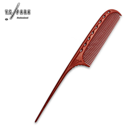 Peigne Y.S.PARK YS-105 rouge– peigne queue rouge antistatique pour coiffeurs