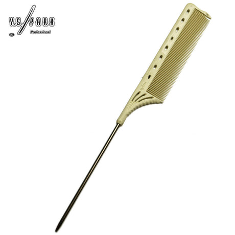 Peigne professionnel Y.S.PARK 182 blanc – idéal pour mèches et colorations