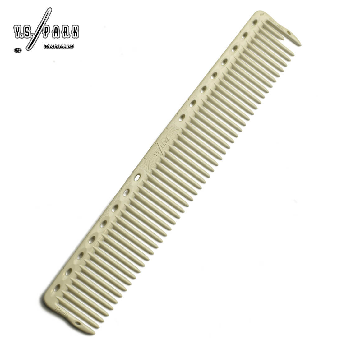 Peigne démêloir Y.S.PARK 458 Blanc – dents larges pour cheveux épais