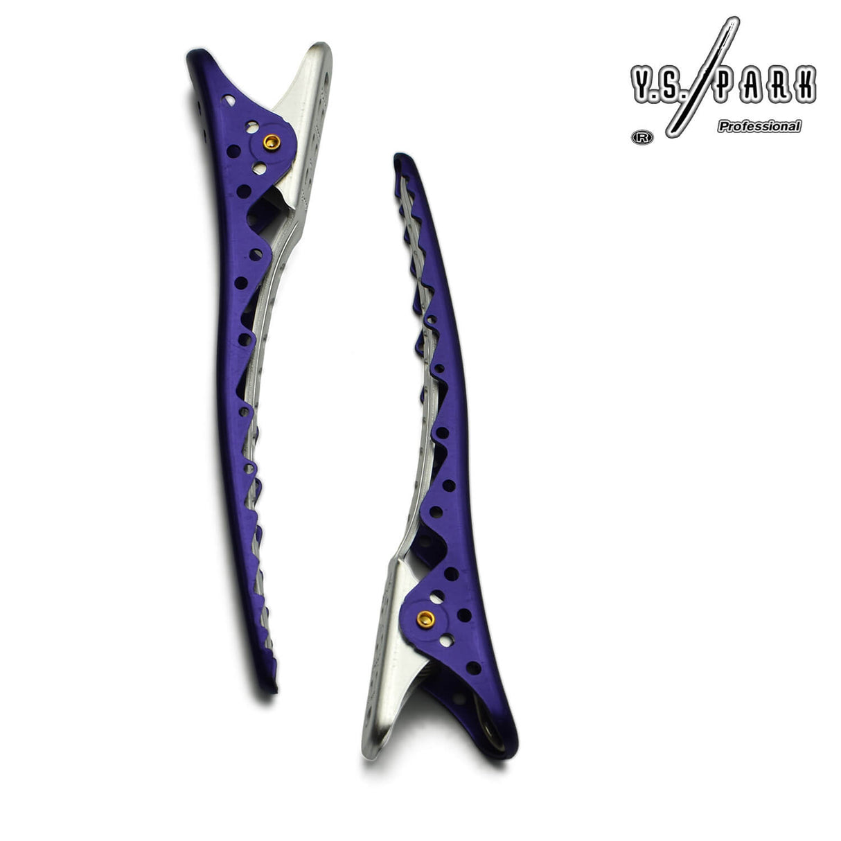 Kit Y.S.PARK Violet – Peignes, Mini Vapo et Pinces Shark pour Coupe & Coiffage Pro