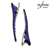 Kit Y.S.PARK Violet – Peignes, Mini Vapo et Pinces Shark pour Coupe & Coiffage Pro
